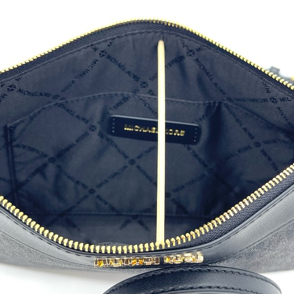 Michael Kors Large Charlotte 3 in 1 Tote Bag Black - Picture 12 of 16